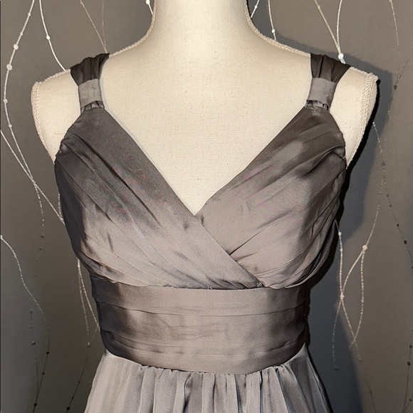 Tevolio Women’s Size: 2 Gray Sweetheart Cocktail Mini Dress - Picture 3 of 5